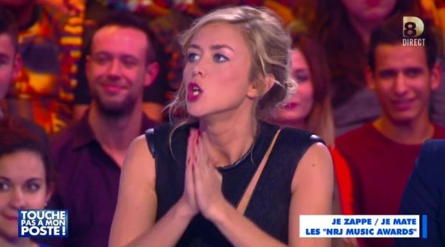 NRJ Music Awards : Enora Malagré a l'impression que Nikos Aliagas s'y ennuie...