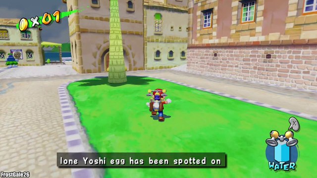 Super Mario Sunshine Playthrough - Delfino Plaza Shine Sprites