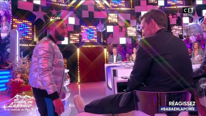 Benjamin Castaldi la jambe dans le plâtre pour son retour sur le plateau de TPMP