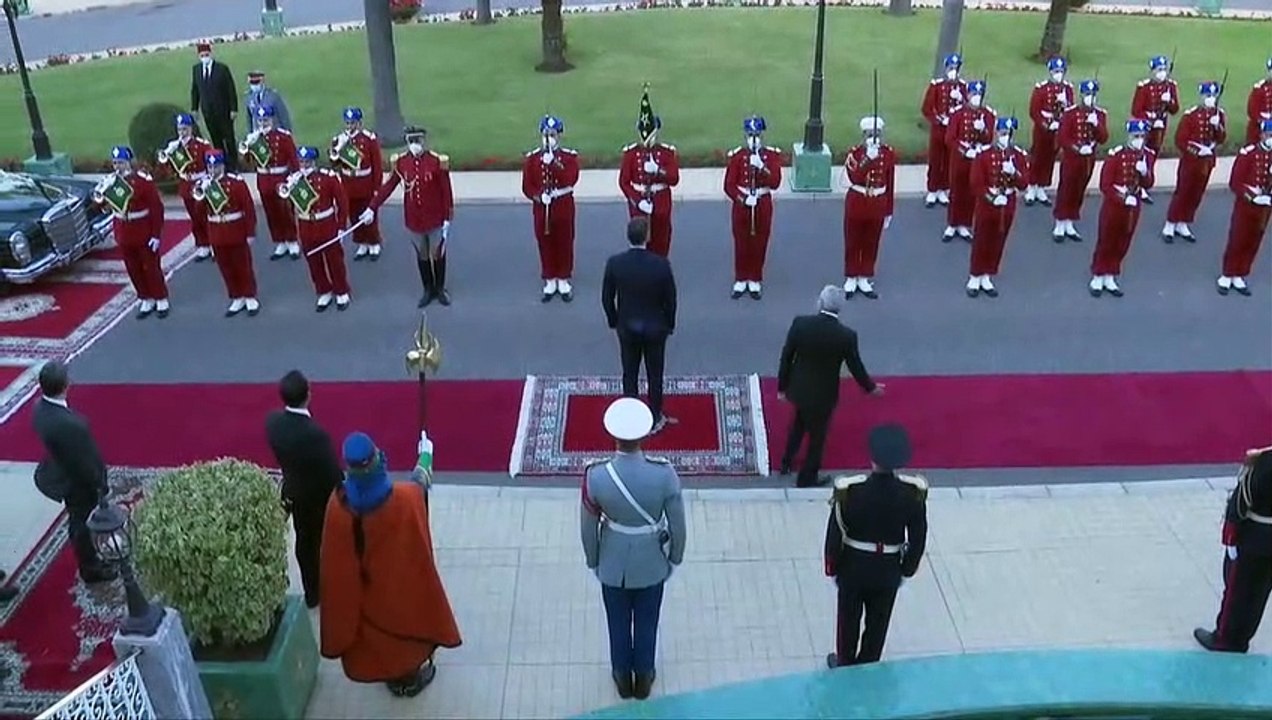 El rey Mohamed VI de Marruecos recibe a Pedro Sánchez en Rabat