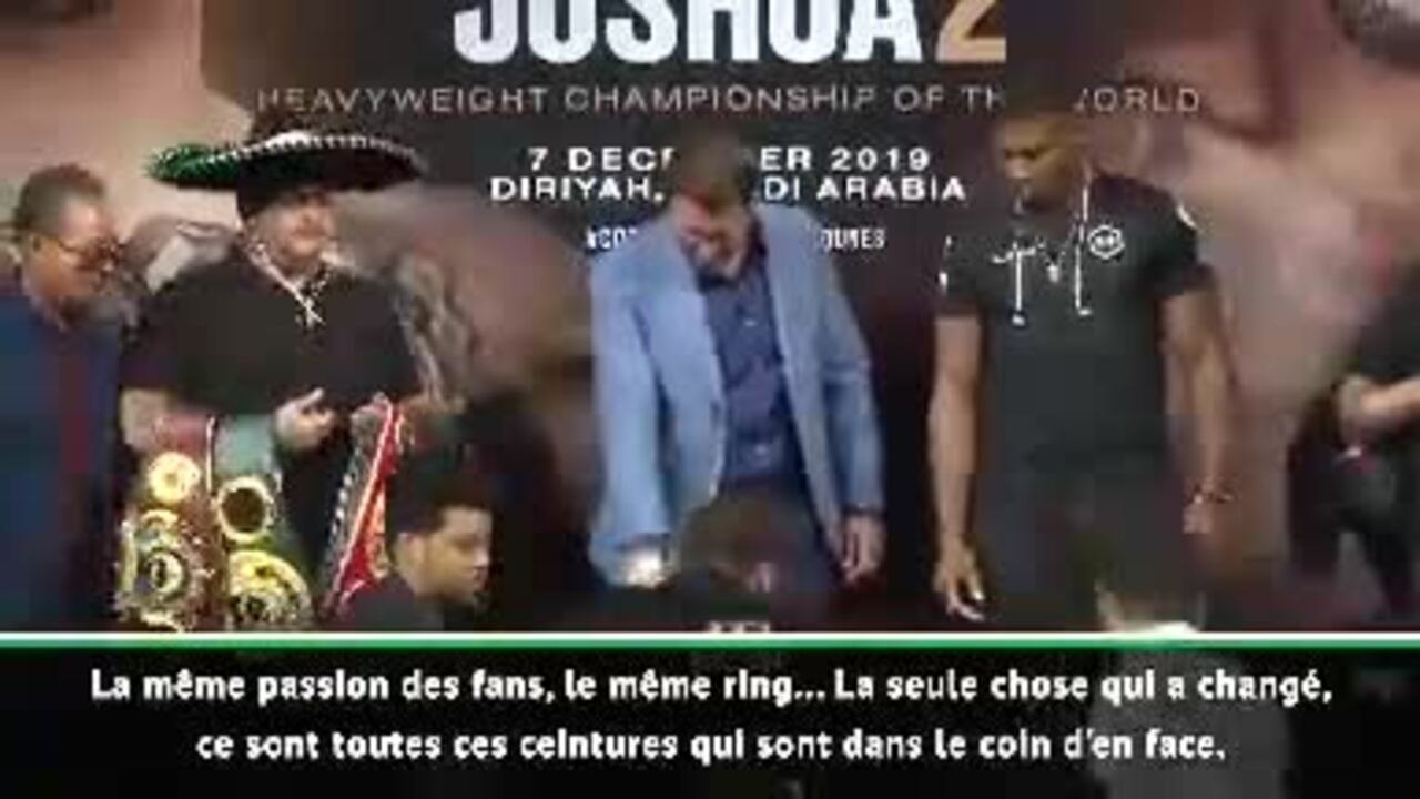 Poids lourds - Joshua : "La seule chance de reconquérir mes ceintures"