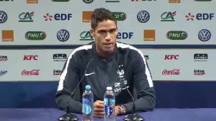 Bleus - Varane : "Le Stade de France, c'est chez nous"