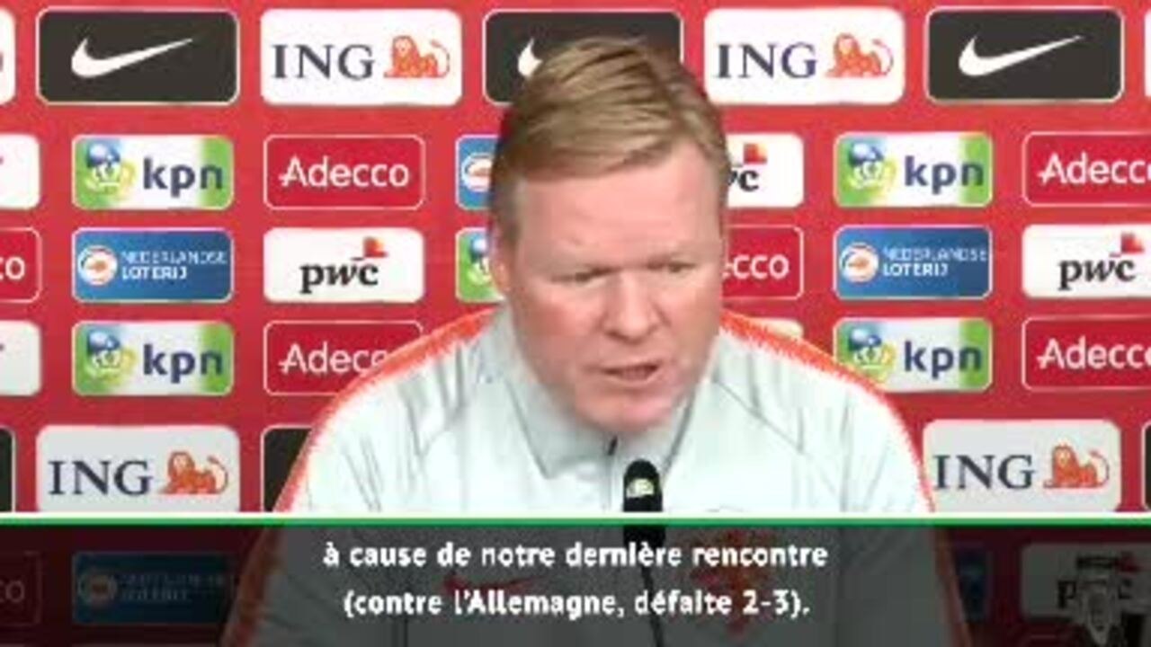 Pays-Bas - Koeman : "Il y a toujours de la pression sur nos épaules"
