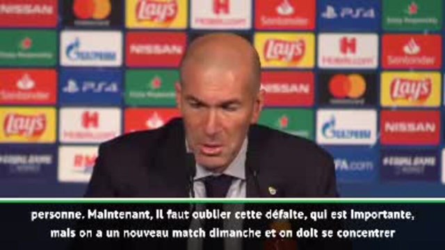 Groupe A - Zidane : C'est la faute de tout le monde