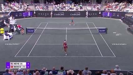 Charleston - Bencic écarte Keys de sa route