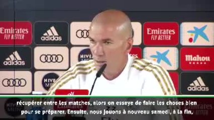 6e j. - Zidane : "On verra ce que nous allons faire avec Benzema"
