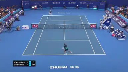 Zhuhai - Mannarino battu en finale