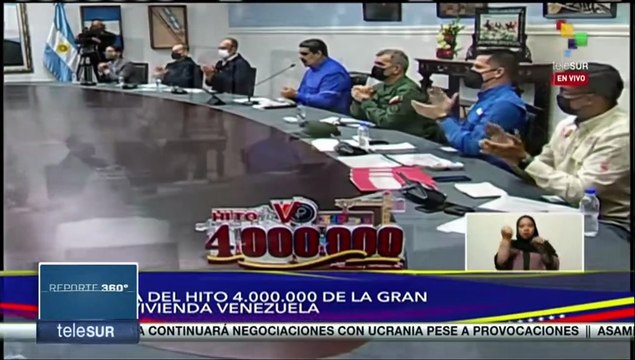 Gobierno de Venezuela llega a cifra de cuatro millones de viviendas entregadas