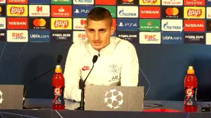 Groupe A - Verratti : ''Le Real Madrid est favori tous les ans''