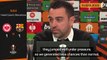 Xavi 'satisfied' with result but not Barca performance