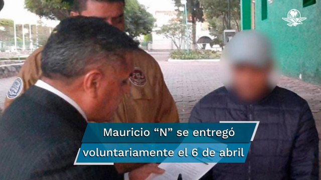 Así ingresó Mauricio N , presunto asesino de Hugo, al penal de Barrientos en Tlalnepantla