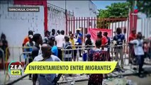 Migrantes haitianos y africanos se enfrentaron en Chiapas