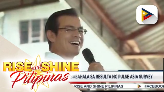 Ilang presidential candidates, naghayag ng reaksiyon sa resulta ng Pulse Asia Survey