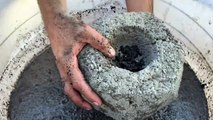 Gritty Concrete Sand Cement Water Crumble Paste Play Cr: ASMR Chunks