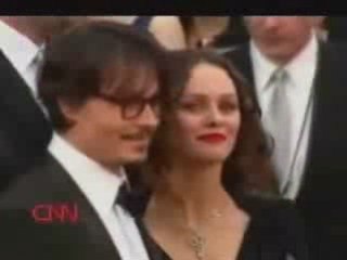 Oscars 2008 - Tapis rouge Vanessa Paradis & J. Depp