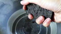 Concrete Charcoal Sand Cement Gritty Water Crumble Dipping Paste Play Cr: Fin Fin ASMR