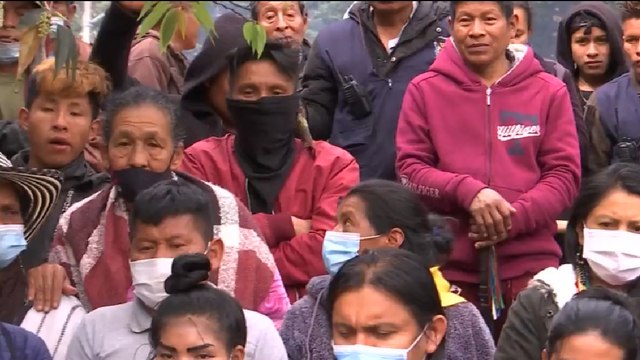 Indígenas embera niegan señalamientos de Claudia López tras jornada de manifestaciones