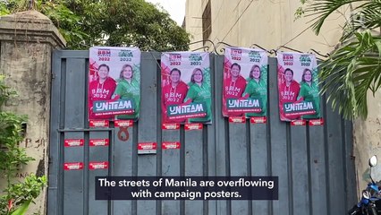 Hand-painted campaign poster ng taga-suporta ni Isko Moreno, agaw-pansin