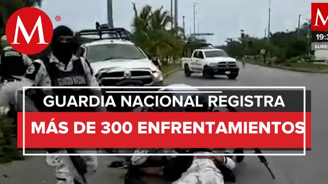 Continúan los enfrentamientos entre la Guardia Nacional y grupos delincuenciales