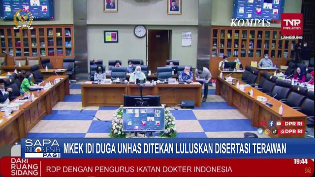 Majelis Kehormatan Etik Kedokteran IDI Duga Unhas Ditekan Luluskan Disertasi Terawan