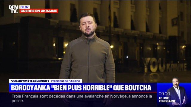 Ukraine: À Borodyanka, une horreur bien pire que Boutcha selon Volodymyr Zelensky