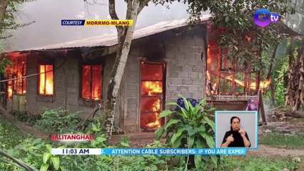 Lumang kumbento, nasunog; P300,000 halaga ng kagamitan, natupok | BT