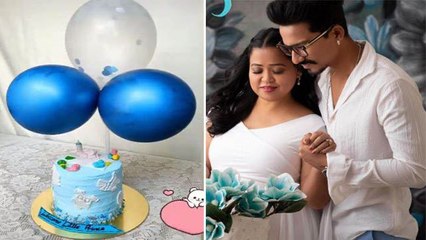 Bharti Singh Haarsh Limbachiyaa Baby Boy Grand Welcome Cake Viral Watch Video | Boldsky