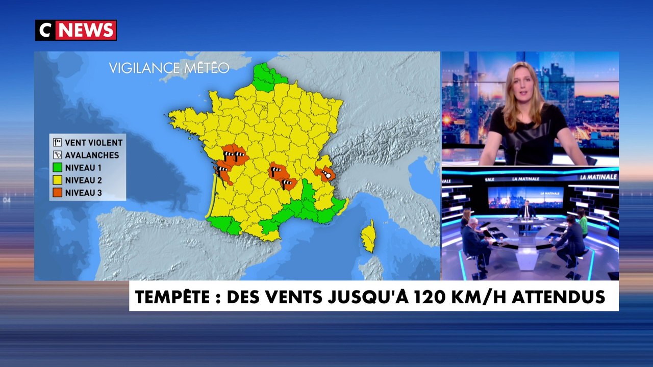 Tempête Diego : des vents jusqu’à 120km/h attendus