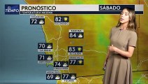 Pronóstico del tiempo para hoy viernes 8 de abril.