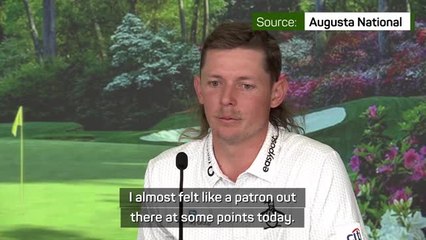 Descargar video: Golf stars react to Masters crowds for Tiger