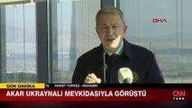 Milli Savunma Bakanı Hulusi Akar, Ukraynalı mekidaşı Reznikov ile görüştü