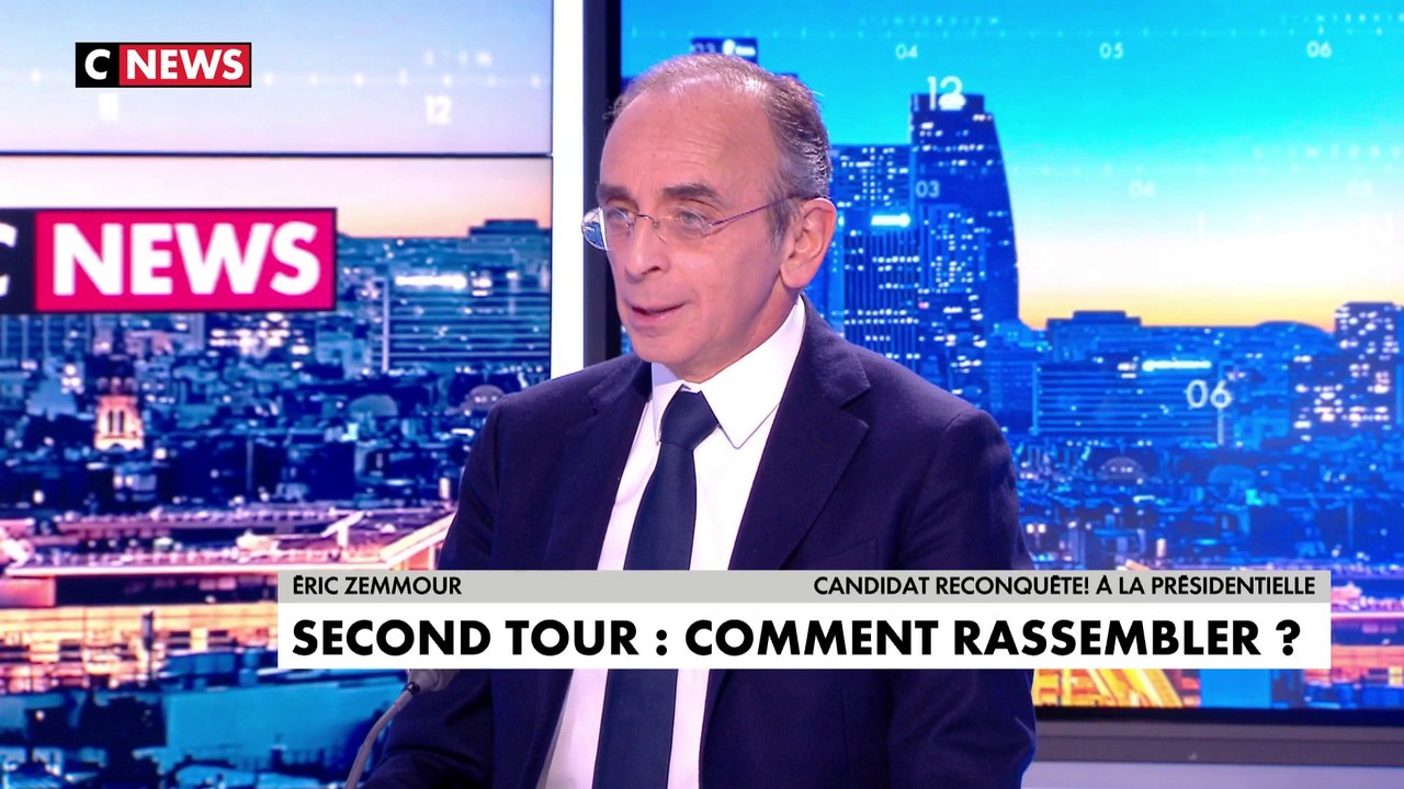 Eric Zemmour : «Moi je rassemble LR et le RN»