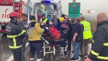 Kuzey Marmara Otoyolunda otomobil yoldan çıktı: 3'ü ağır, 4 yaralı