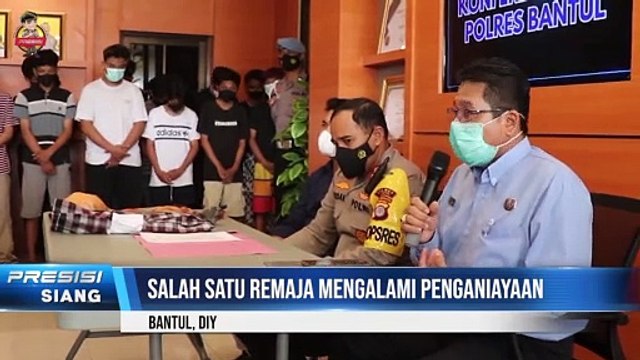 Polres Bantul Amankan Pelaku Tawuran Sarung