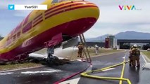 NGERI! Detik-detik Pesawat Boeing 727 Terbelah Dua