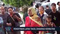 Penertiban Lapak Takjil Diwarnai Keributan