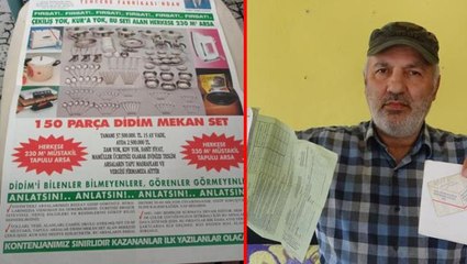 27 yıl önce "tencere alana arsa bedava" kampanyasına katılan çift haklarını arıyor