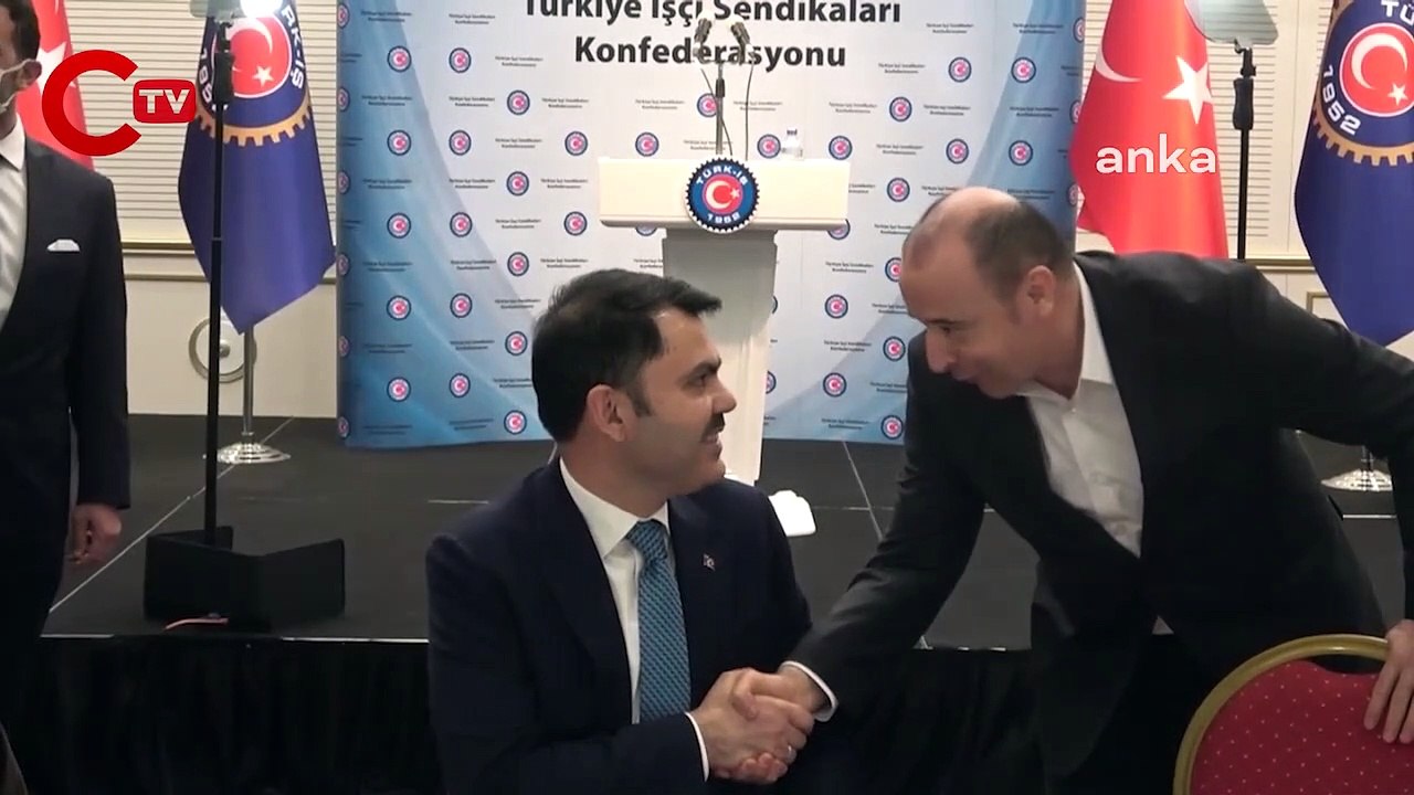 TÜRK-İŞ Başkanı Ergün Atalay'dan, Bakan Kurum'un da bulunduğu salonda flaş zam çıkışı: "Enflasyonun..."