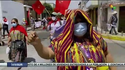 Guatemala: Movimientos campesinos y sociales protestan contra la corrupción