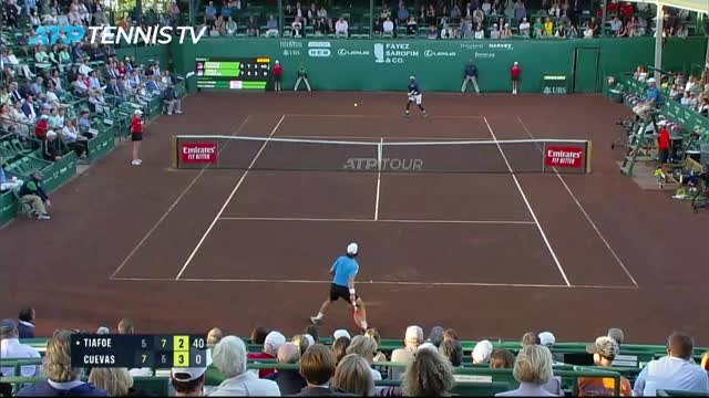 Highlights: Tiafoe besiegt Cuevas in Houston