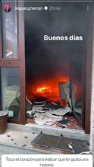 Arde la casa de Miguel Herrán. Última hora