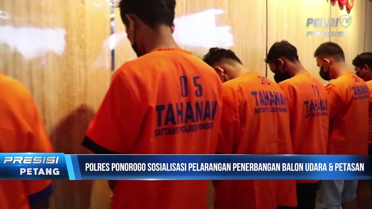 Himbauan Kapolres Ponorogo Terkait Larangan Balon Udara Petasan Dan Kamtibmas Selama Bulan Ramadhan