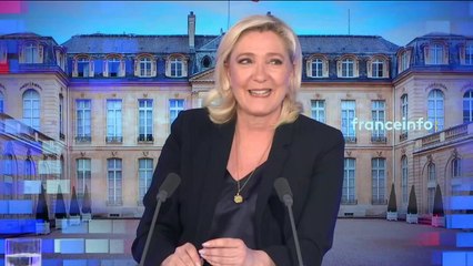 Présidentielle : Marine Le Pen déclare être "plus prête que jamais" pour l'Élysée, ce qui explique "la fébrilité" d'Emmanuel Macron, selon elle