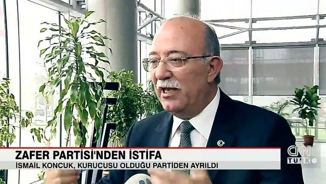 İsmail Koncuk, Zafer Partisi'nden istifa etti