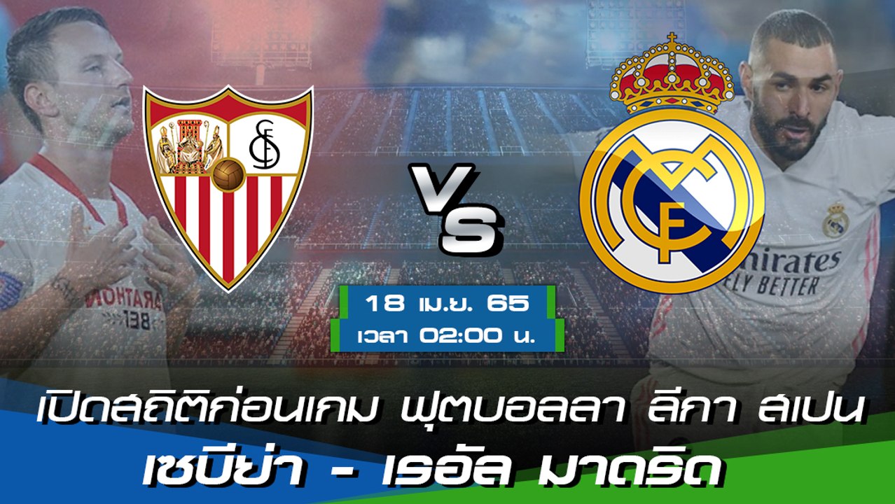 เซบีย่า - เรอัล มาดริด พรีวิวก่อนเกมฟุตบอลลา ลี...