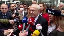 CHP Genel Başkanı Kılıçdaroğlu, Et ve Süt Kurumu önünde açıklama yaptı (2)