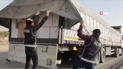 Polisin durdurduğu tırdan 11 milyon makaron ele geçirildi