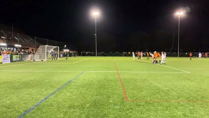 Kathryn Smith scores for Leeds United in the County Cup final