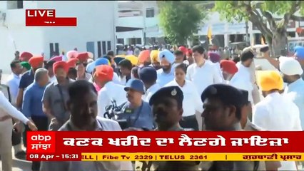 ਖੰਨਾ ਦੀ ਅਨਾਜ ਮੰਡੀ ਪਹੁੰਚੇ CM Bhagwant Mann, ਕਿਹਾ-ਇਸ ਵਾਰ MSP ਤੋਂ ਵੱਧ ਕੀਮਤ 'ਤੇ ਵਿਕ ਰਹੀ ਕਣਕ