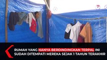Seorang Siswa SD Terpaksa Tinggal di Gubuk Berdindingkan Terpal